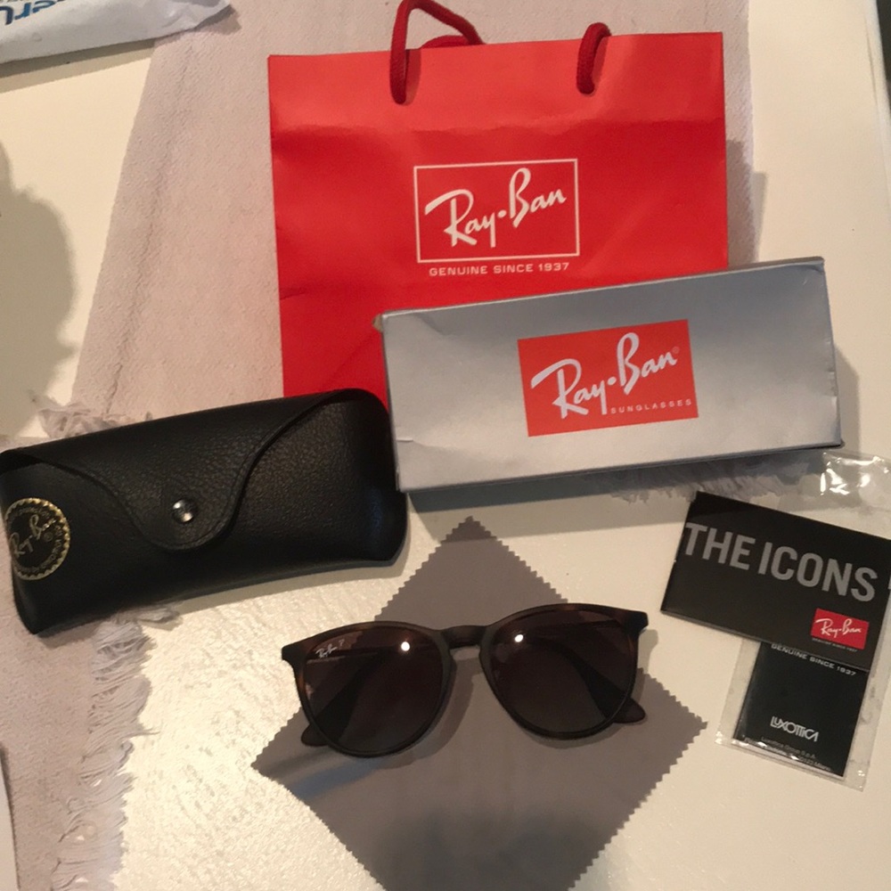 Authentic Rayban sunglasses polarized Erika
